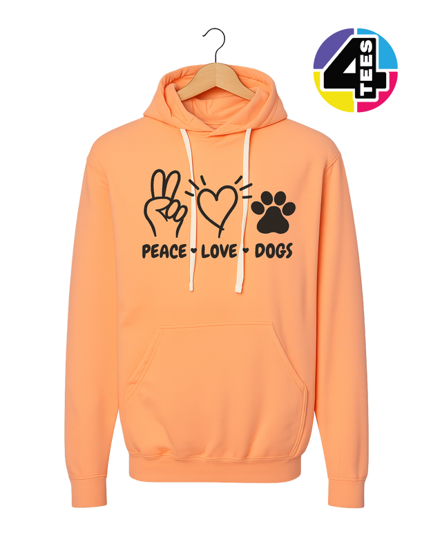 Peace, Love, Dogs Hoodie