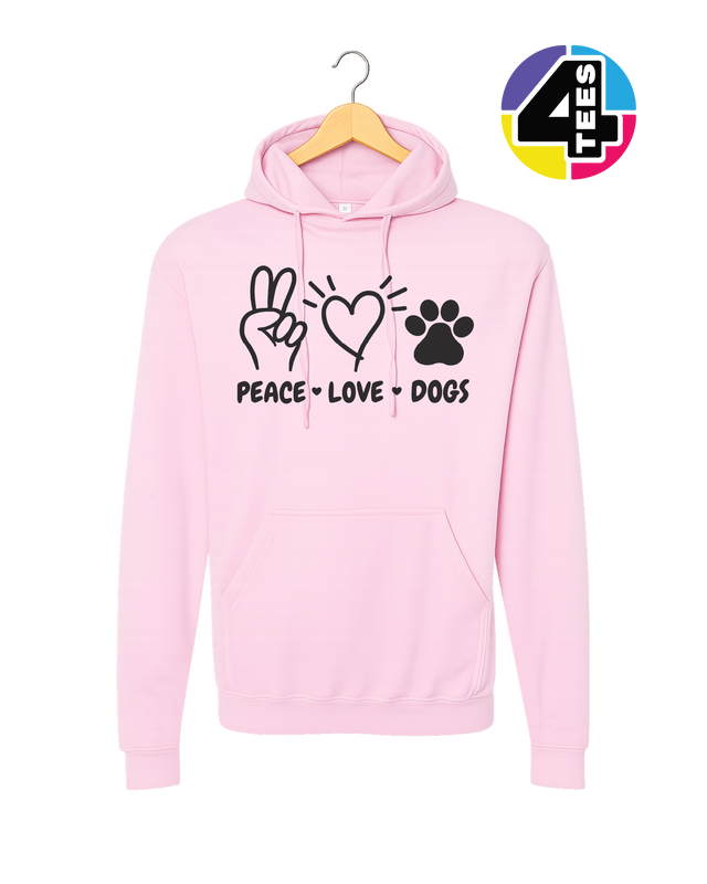 Peace, Love, Dogs Hoodie