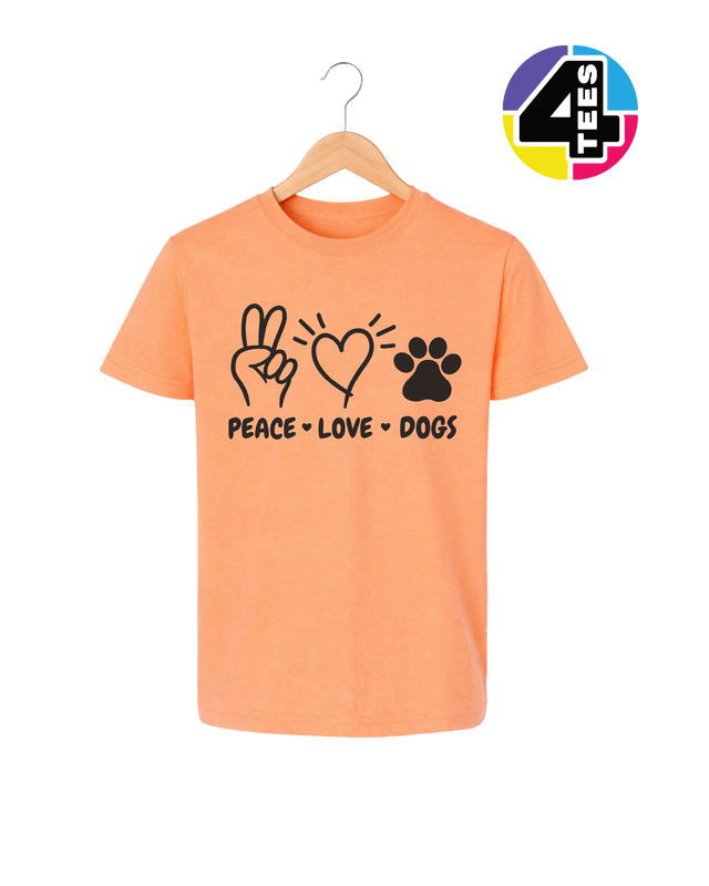 Peace, Love, Dogs Youth Tee