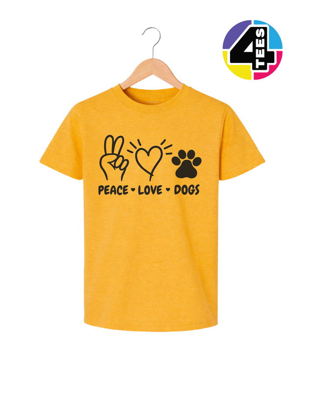 Peace, Love, Dogs Youth Tee