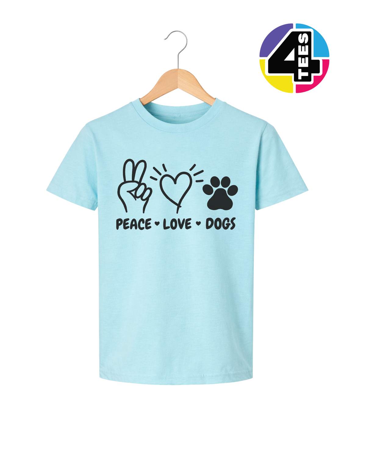 Peace, Love, Dogs Youth Tee