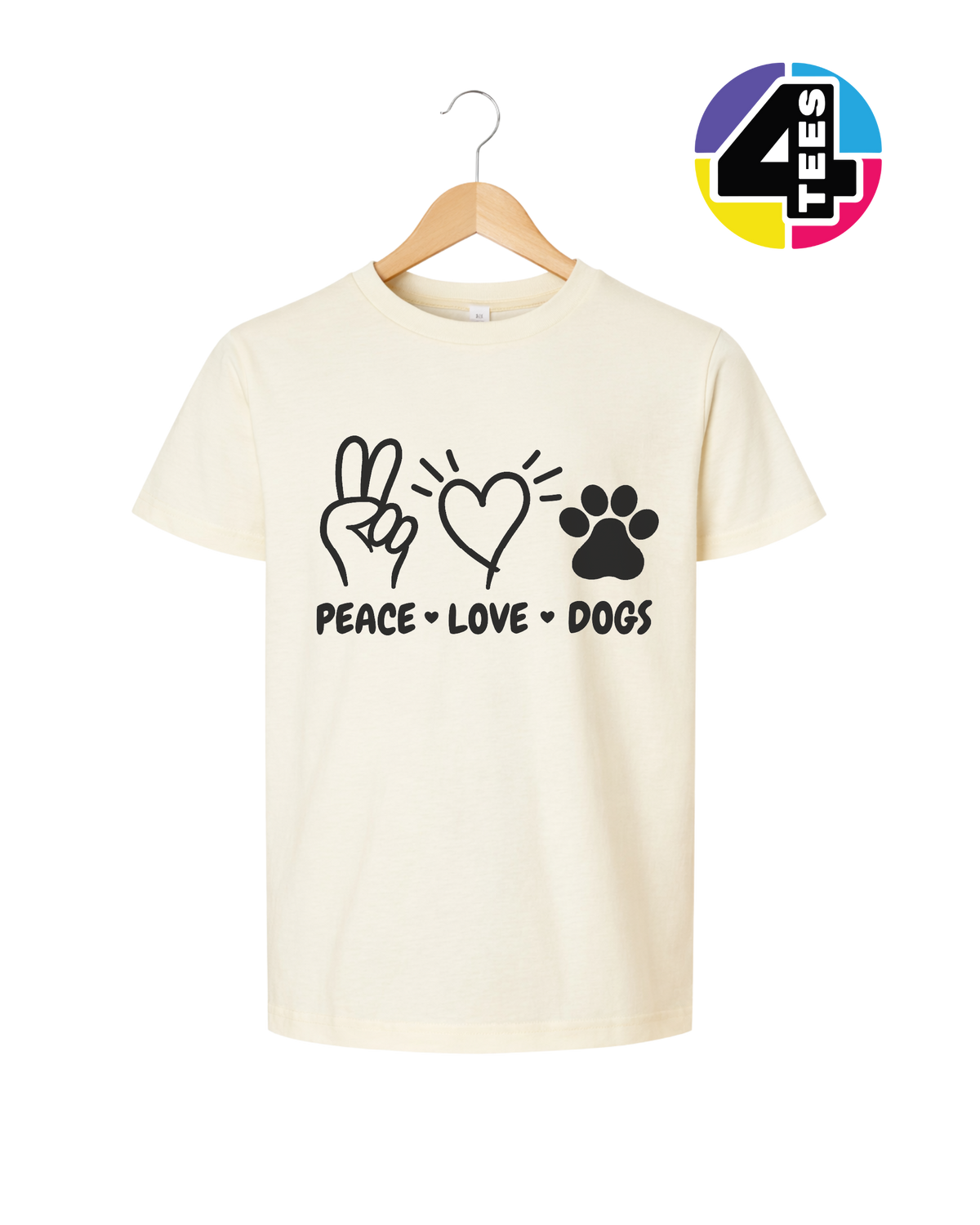 Peace, Love, Dogs Youth Tee
