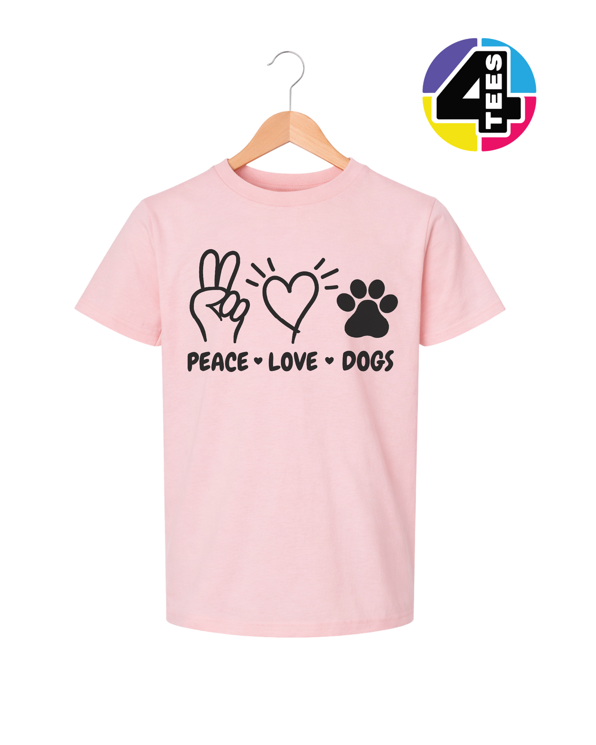 Peace, Love, Dogs Youth Tee