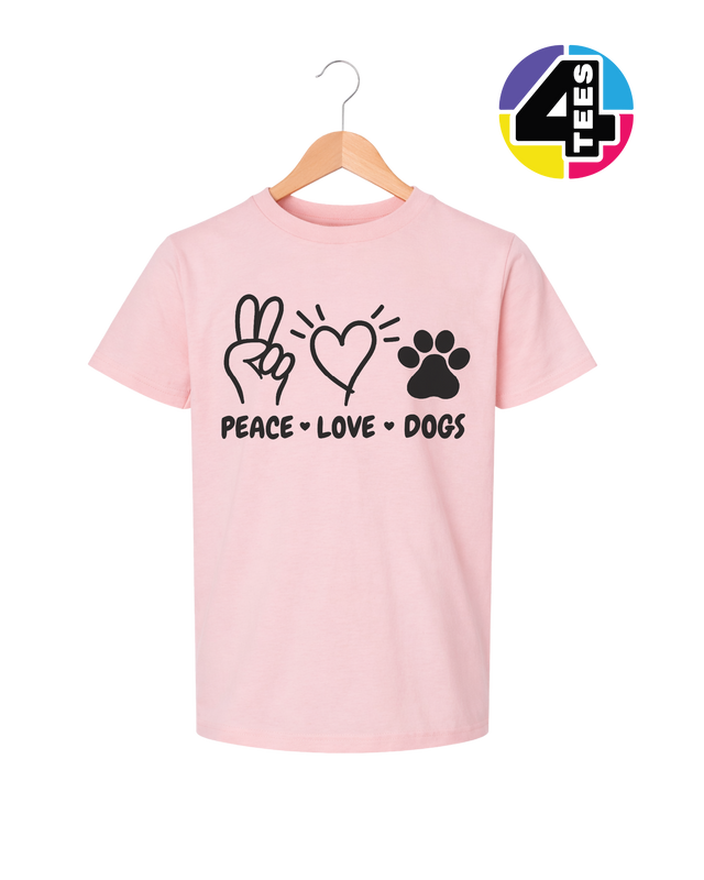 Peace, Love, Dogs Youth Tee