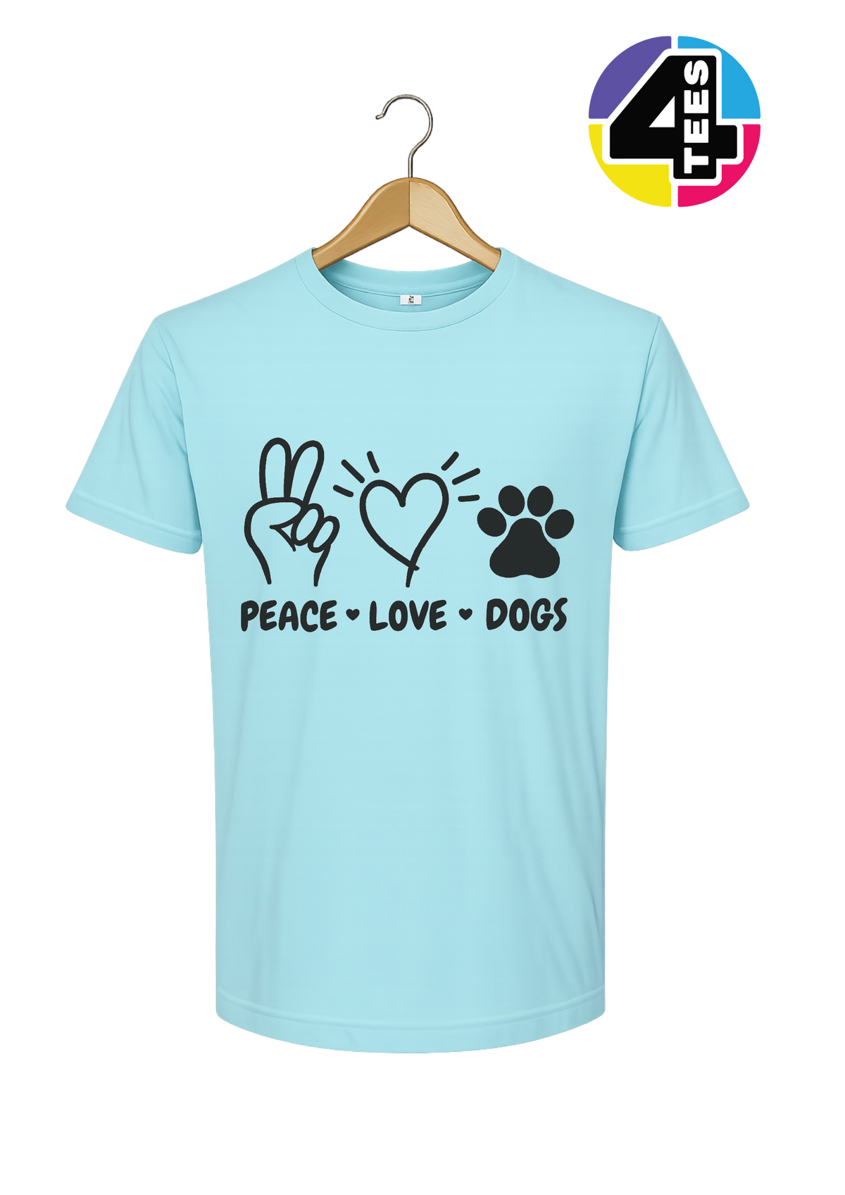 Peace, Love, Dogs Tee
