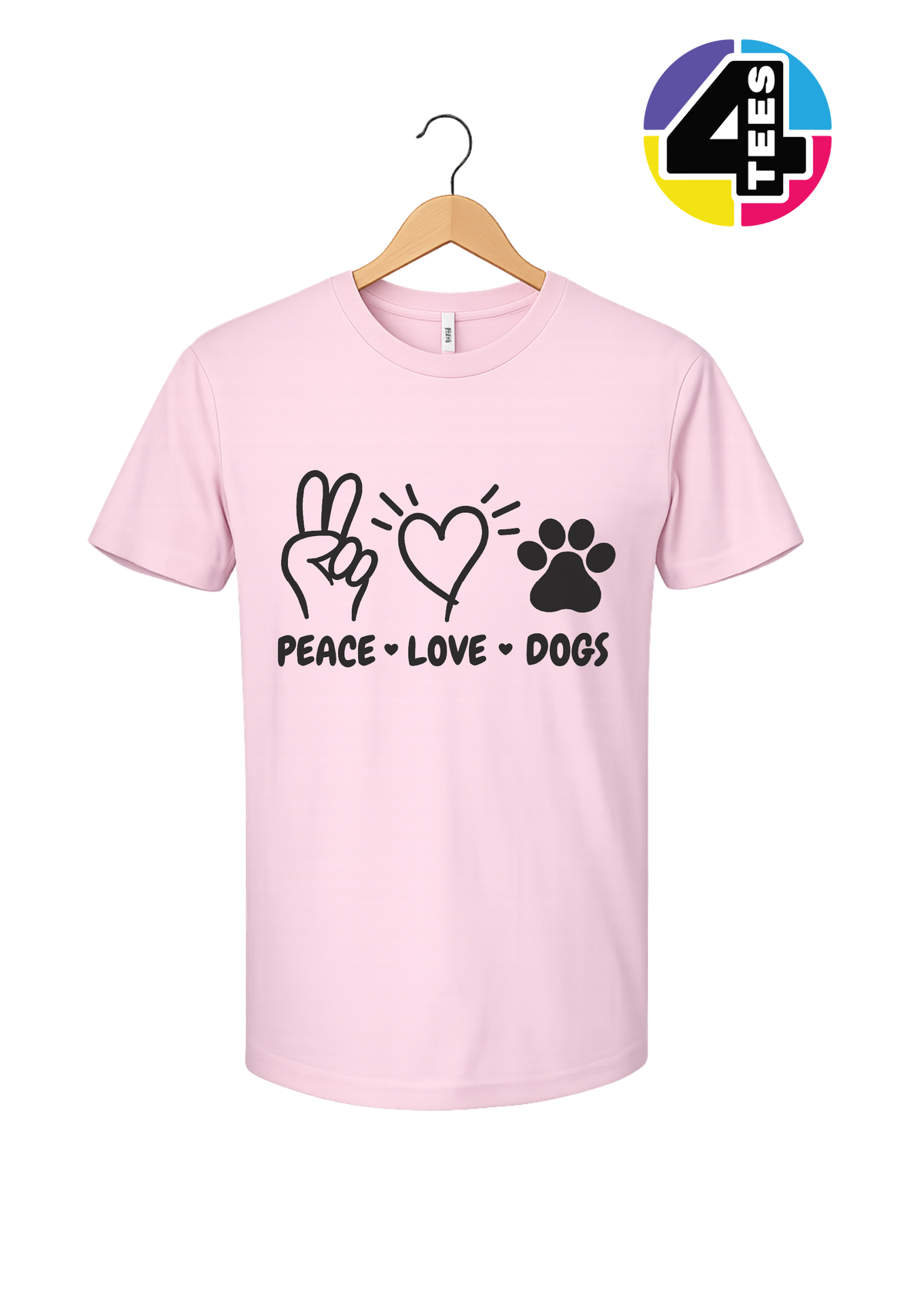 Peace, Love, Dogs Tee