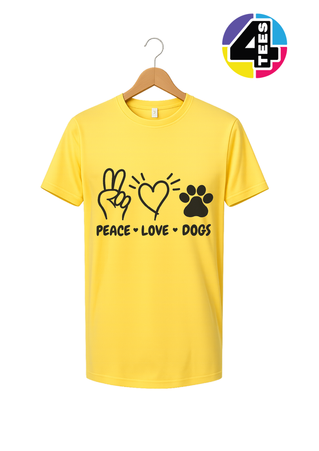 Peace, Love, Dogs Tee
