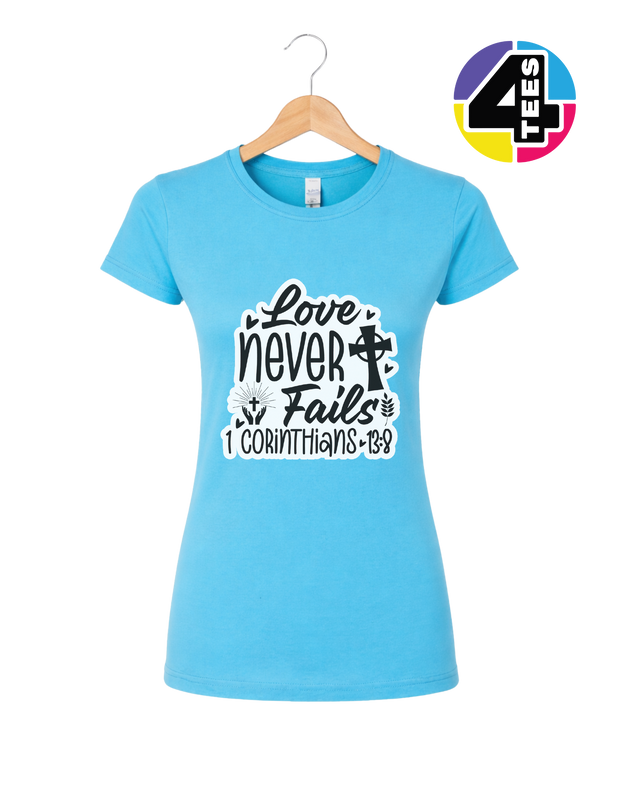 Love Never Fails Women's Tee