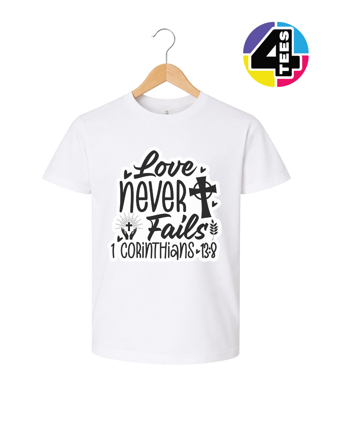 Love Never Fails Youth Tee