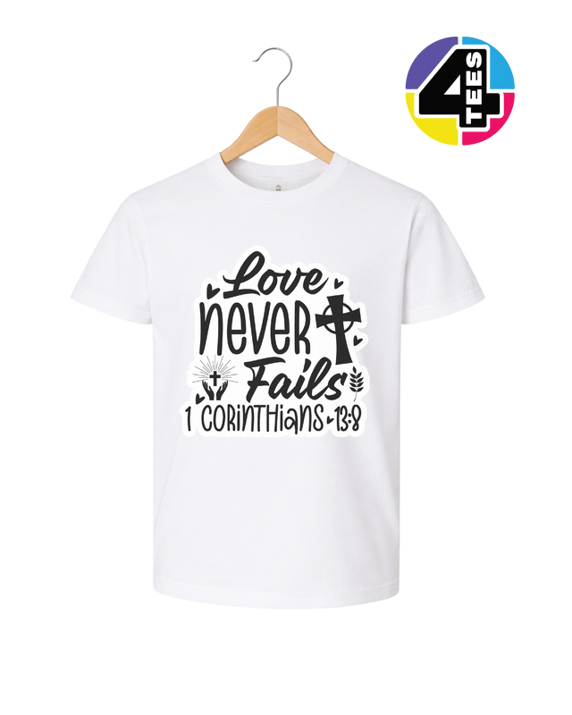 Love Never Fails Youth Tee