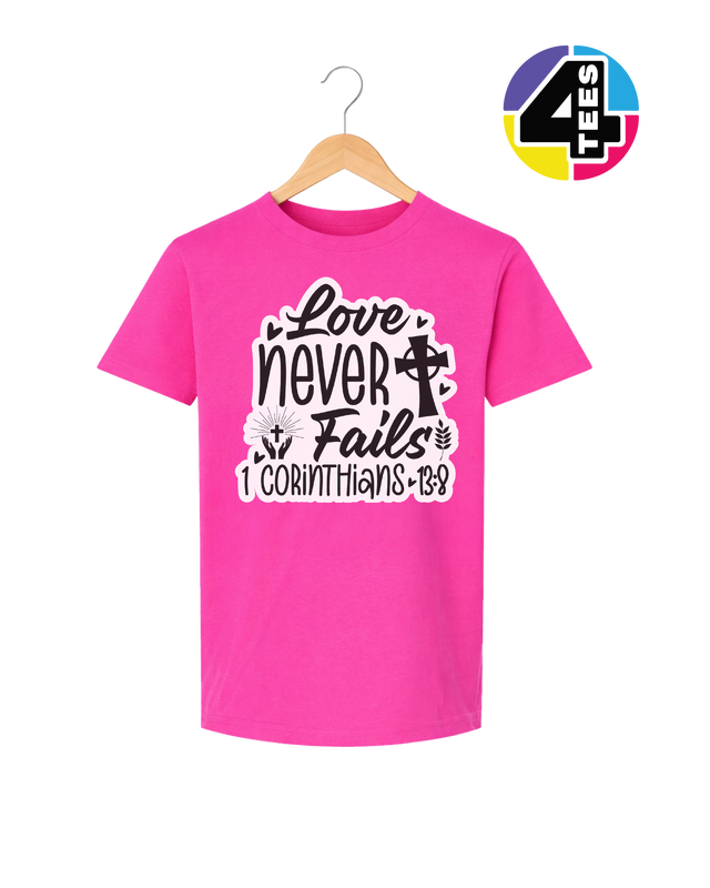 Love Never Fails Youth Tee