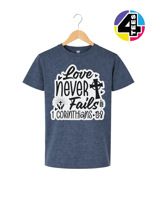 Love Never Fails Youth Tee