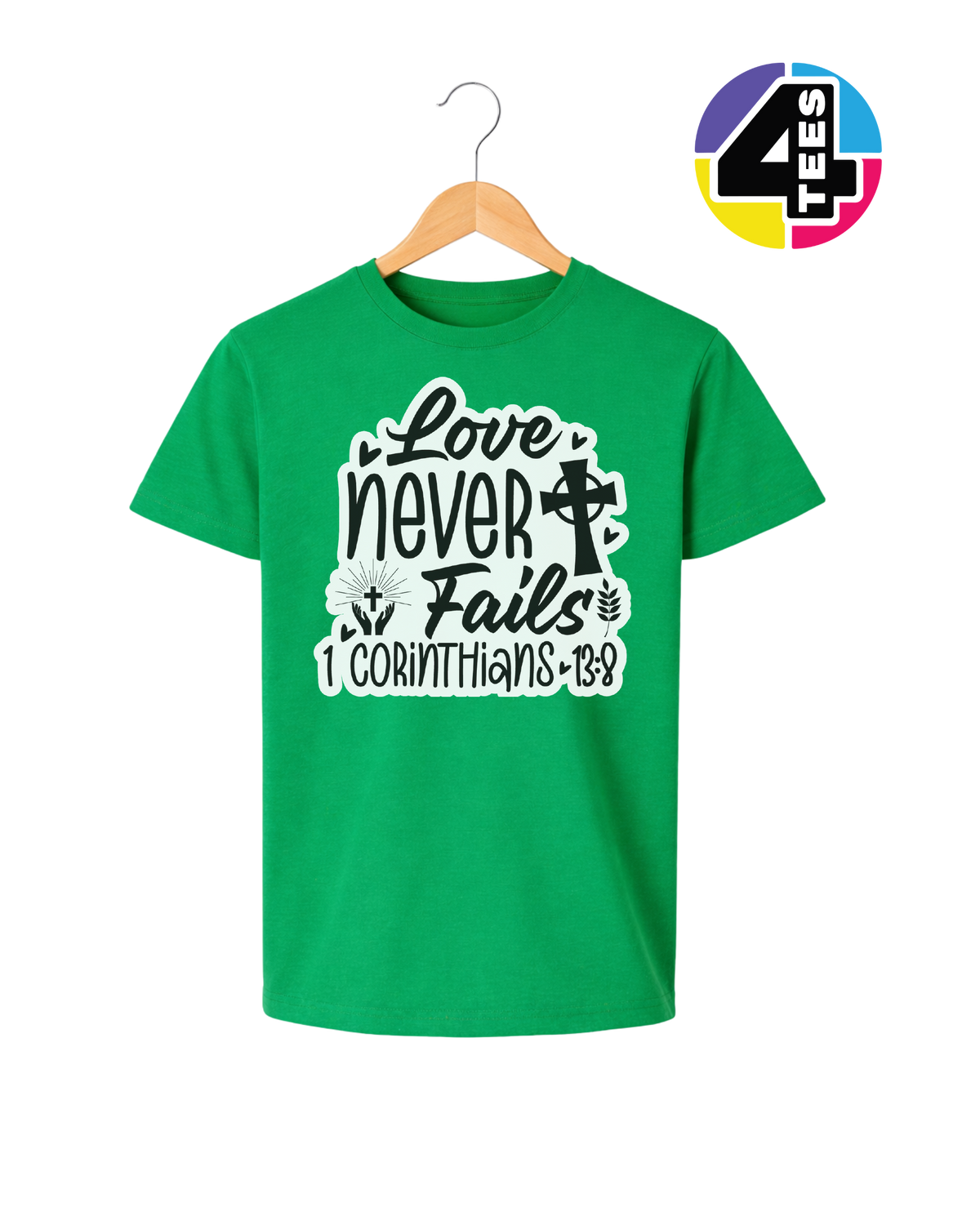 Love Never Fails Youth Tee