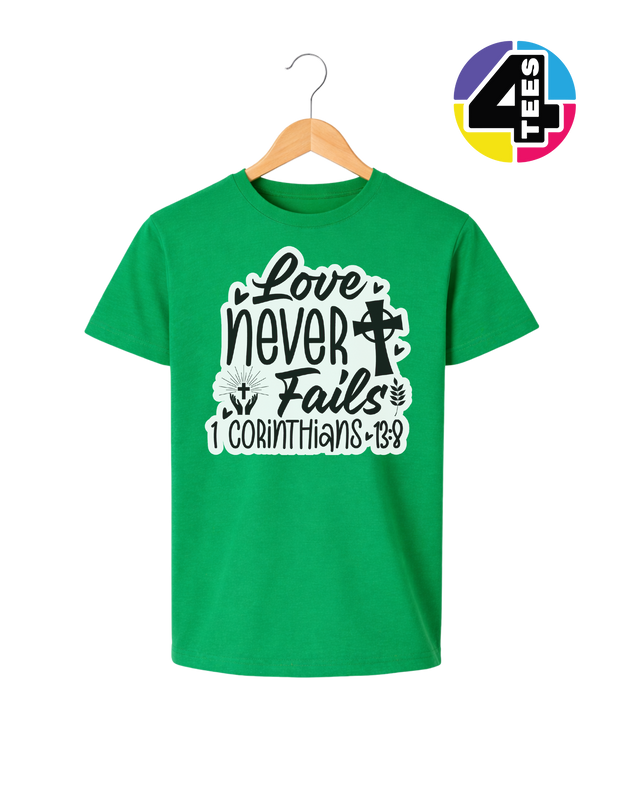 Love Never Fails Youth Tee