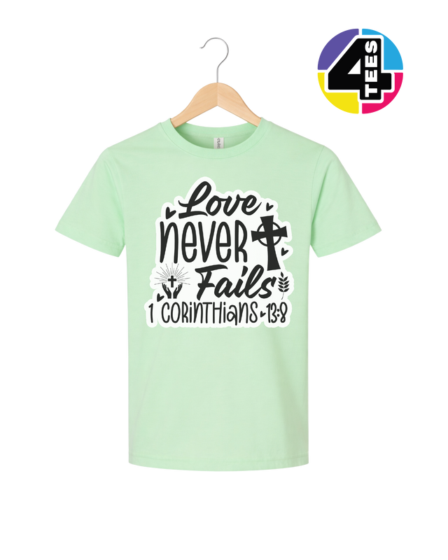 Love Never Fails Youth Tee