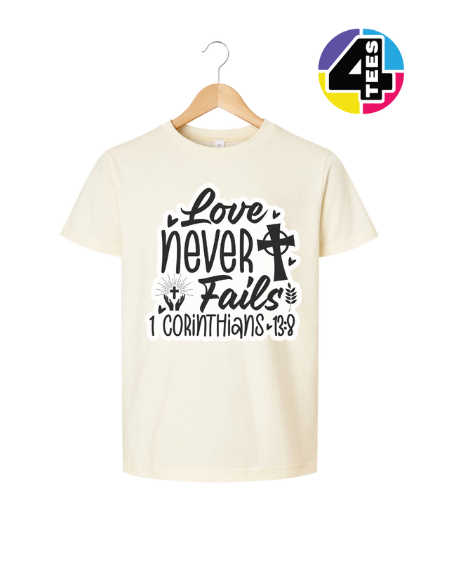 Love Never Fails Youth Tee