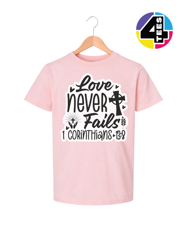 Love Never Fails Youth Tee