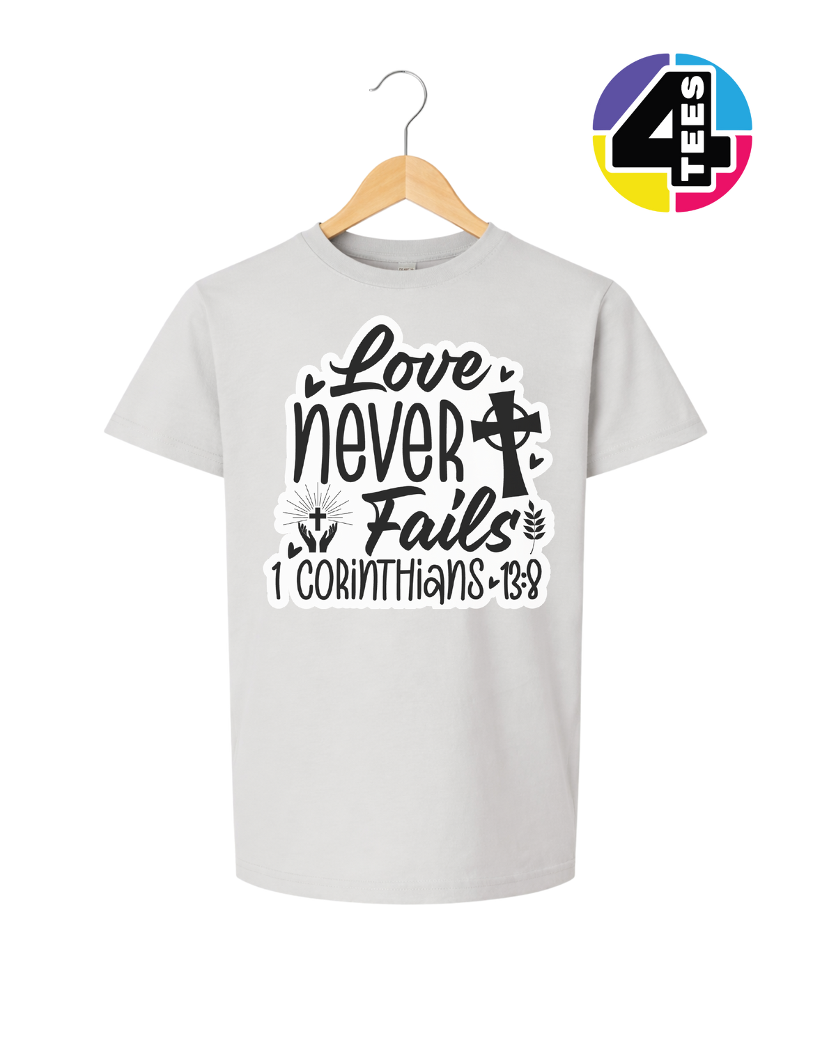 Love Never Fails Youth Tee