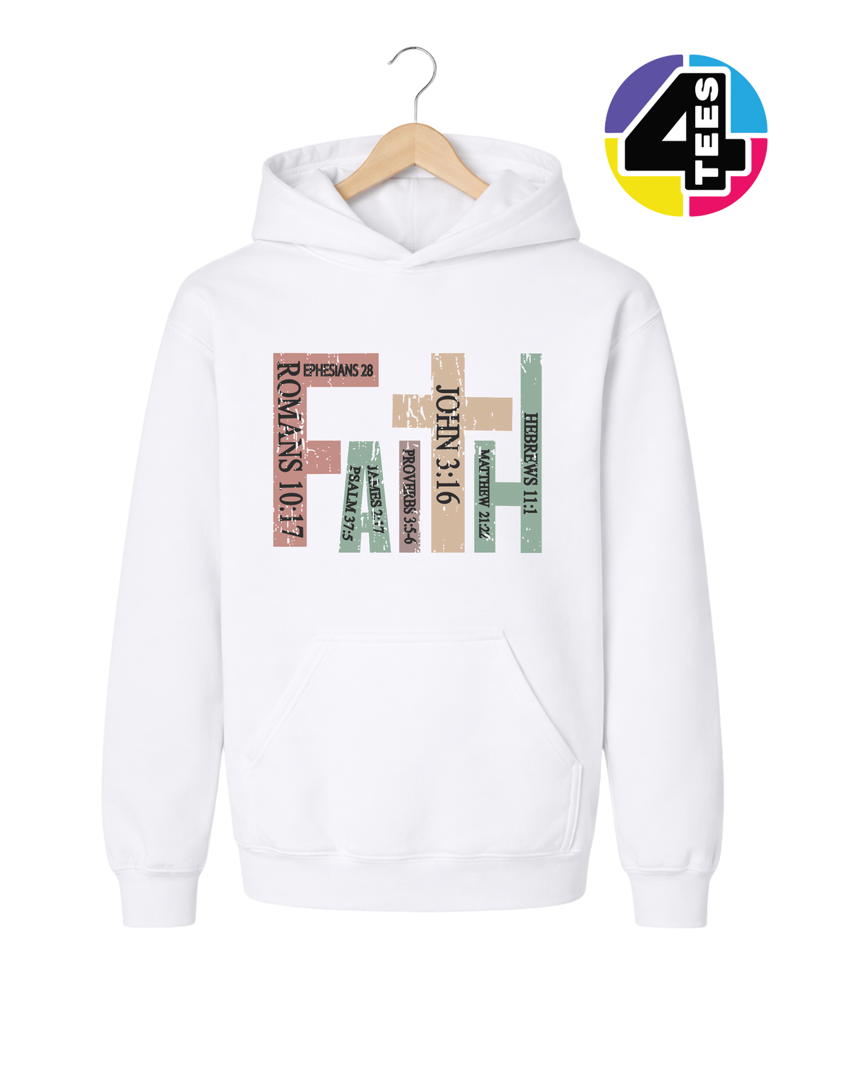 Faith in Every Verse Youth Hoodie