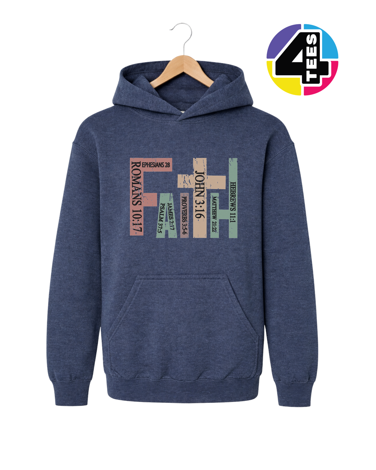 Faith in Every Verse Youth Hoodie