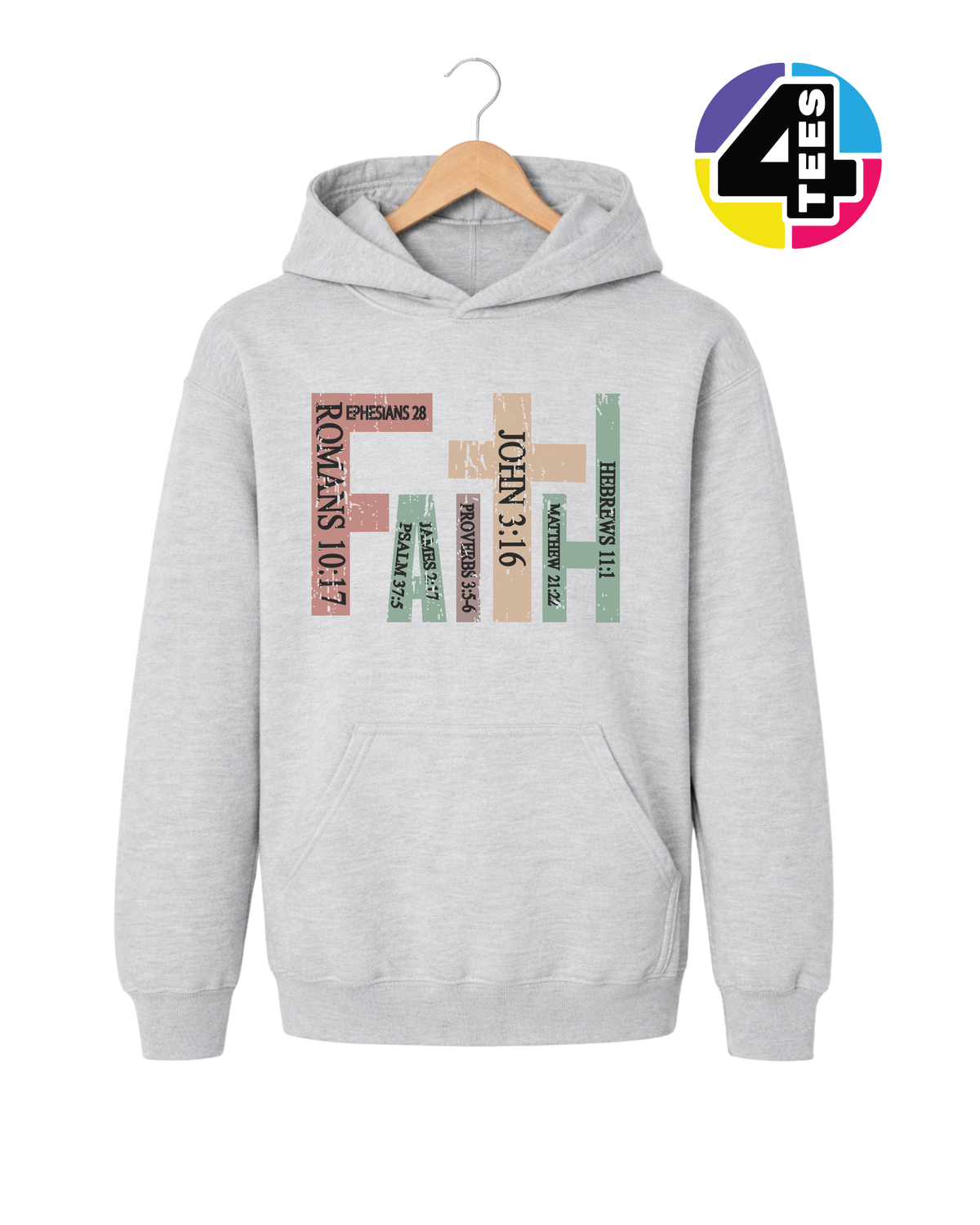 Faith in Every Verse Youth Hoodie