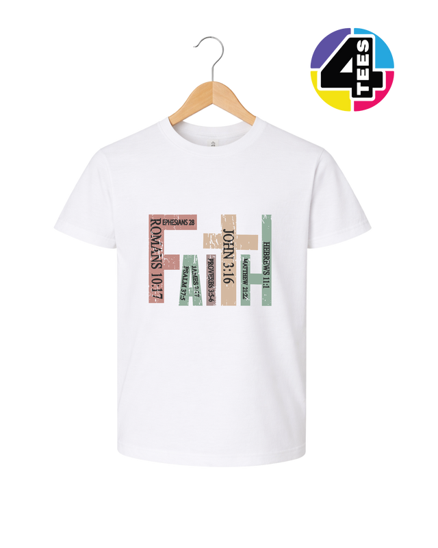 Faith in Every Verse Youth Tee