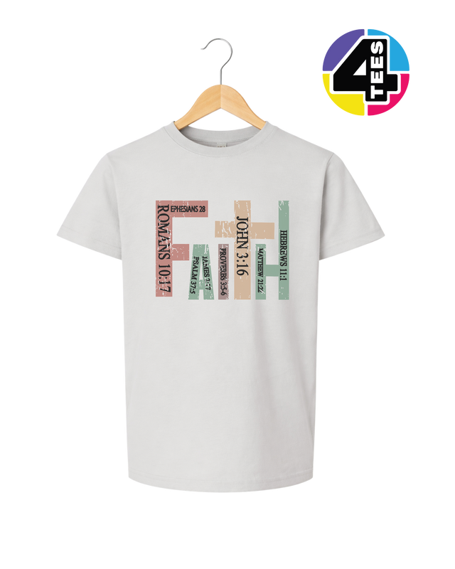 Faith in Every Verse Youth Tee