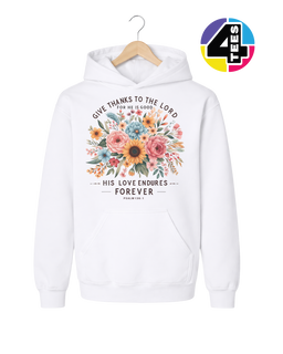 His Love Endures Forever Youth Hoodie