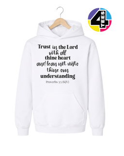 Trust in the Lord Proverbs 3:5 Youth Hoodie