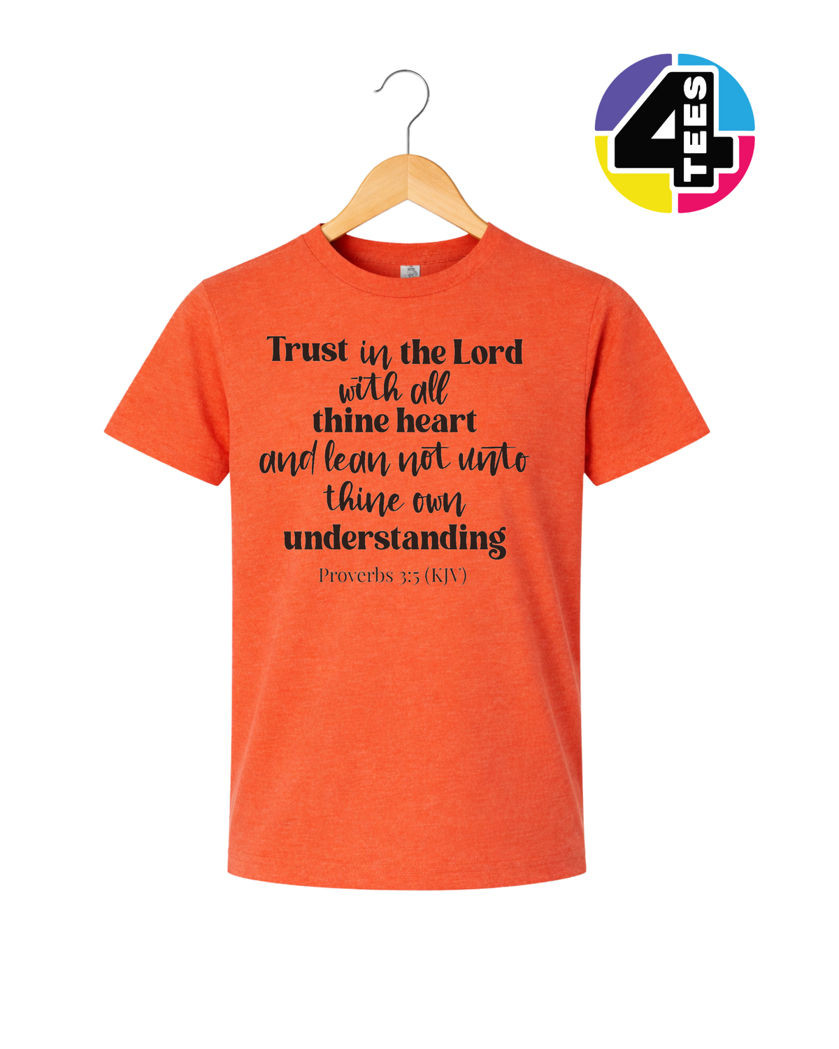 Trust in the Lord Proverbs 3:5 Youth Tee