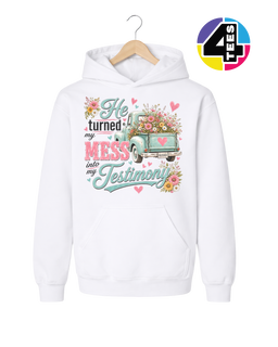 Mess Into Testimony Youth Hoodie