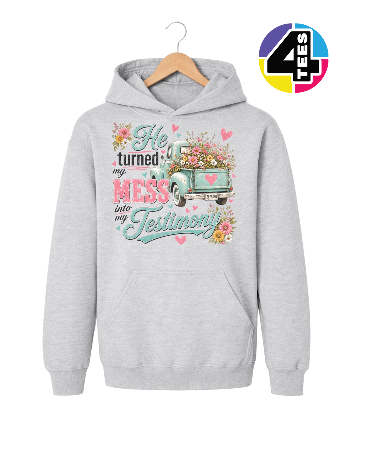 Mess Into Testimony Youth Hoodie