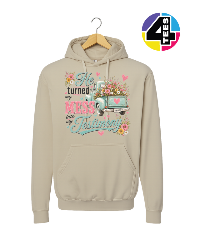 Mess Into Testimony Hoodie