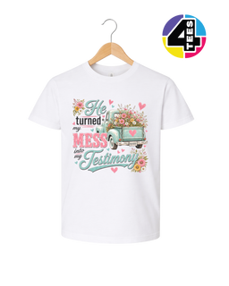 Mess Into Testimony Youth Tee