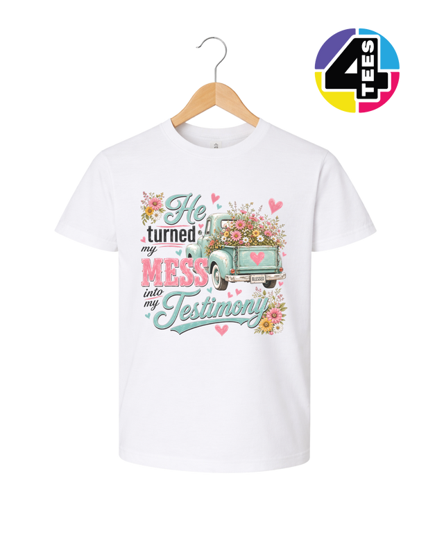 Mess Into Testimony Youth Tee
