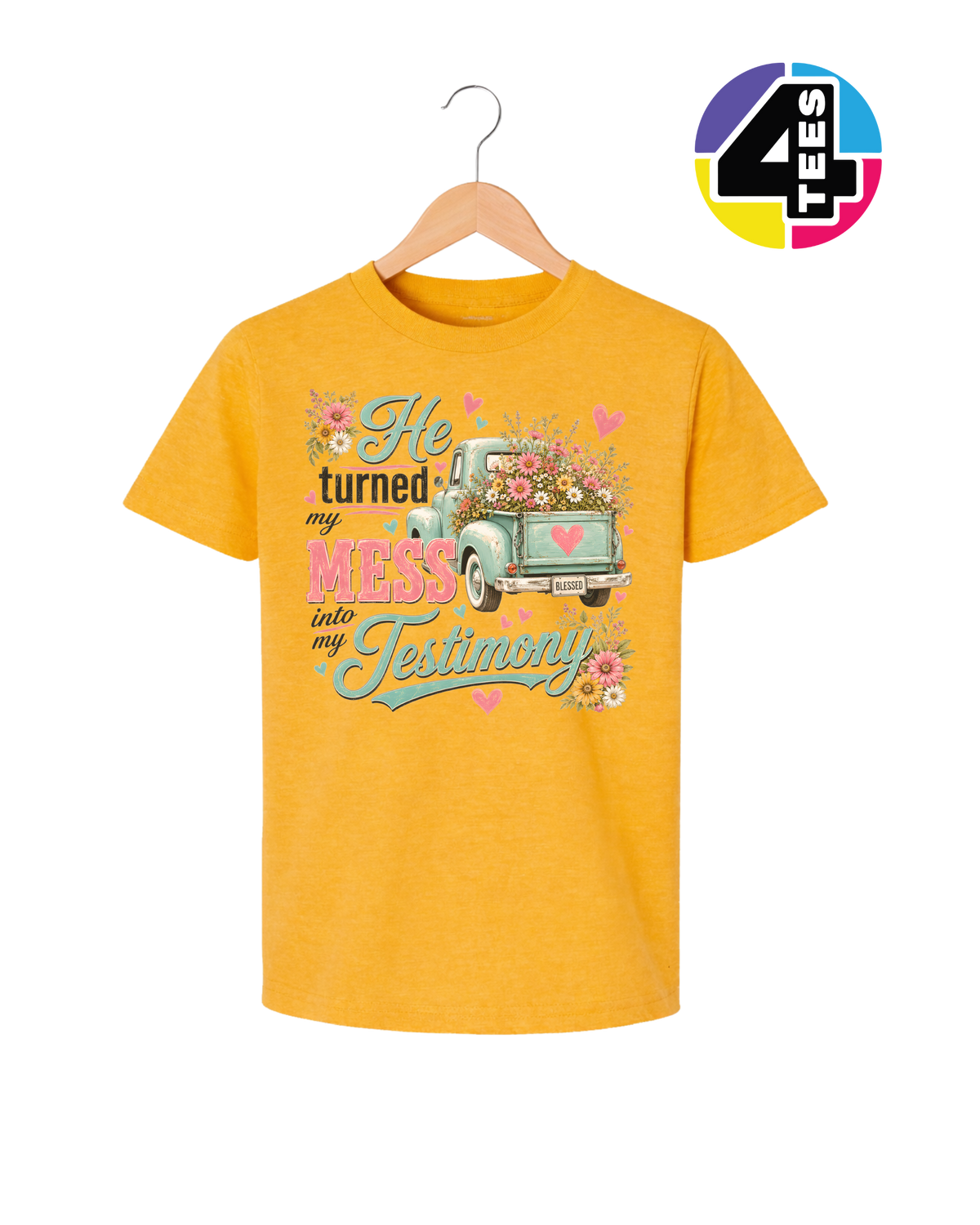 Mess Into Testimony Youth Tee