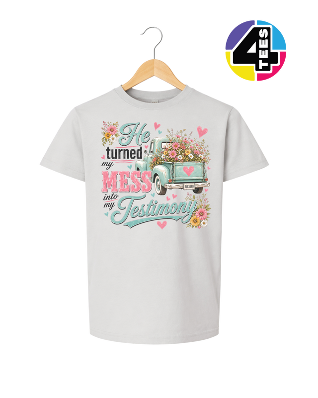 Mess Into Testimony Youth Tee
