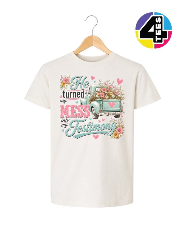 Mess Into Testimony Youth Tee