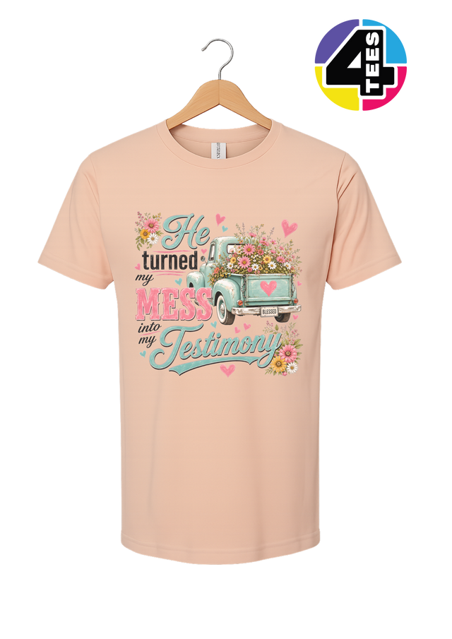 Mess Into Testimony Tee