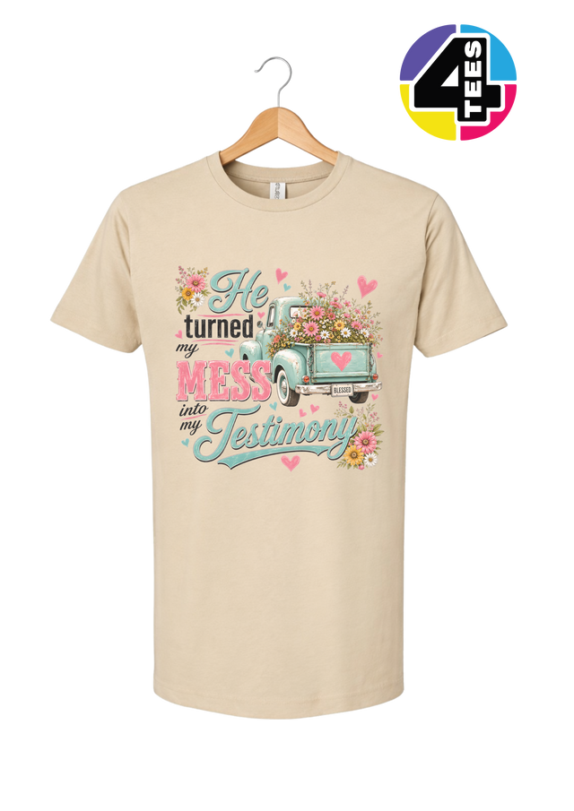 Mess Into Testimony Tee