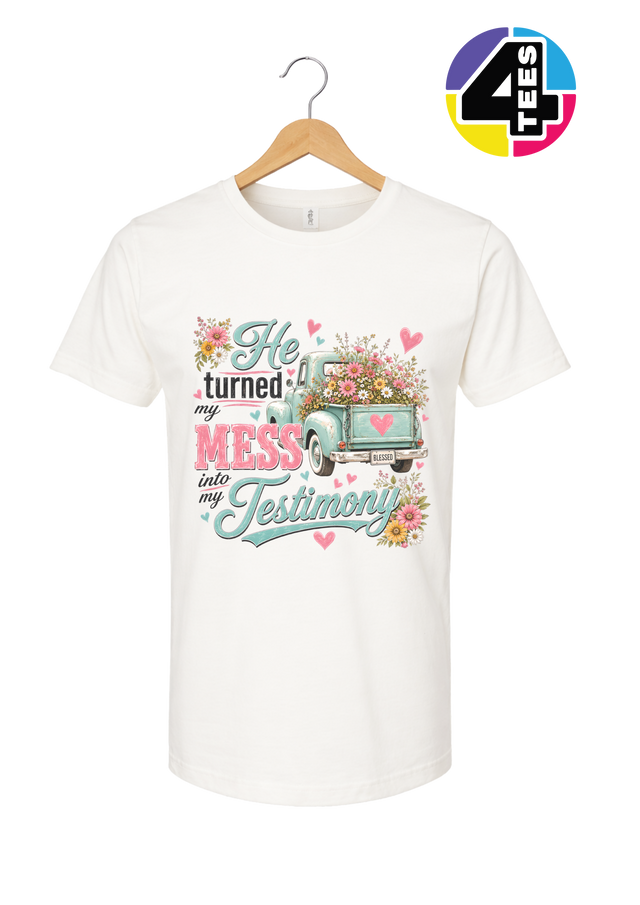 Mess Into Testimony Tee