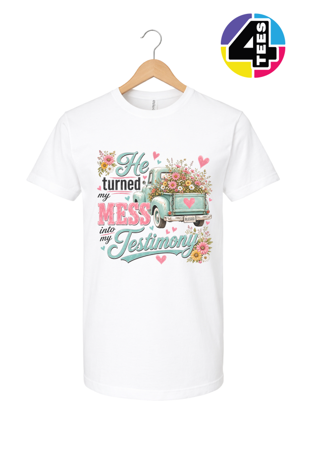 Mess Into Testimony Tee