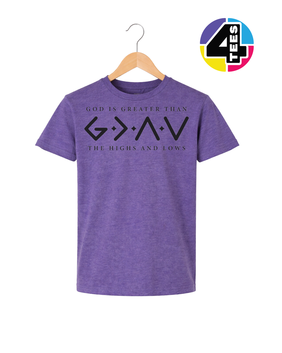 God Is Greater Than the Highs and Lows Youth Tee
