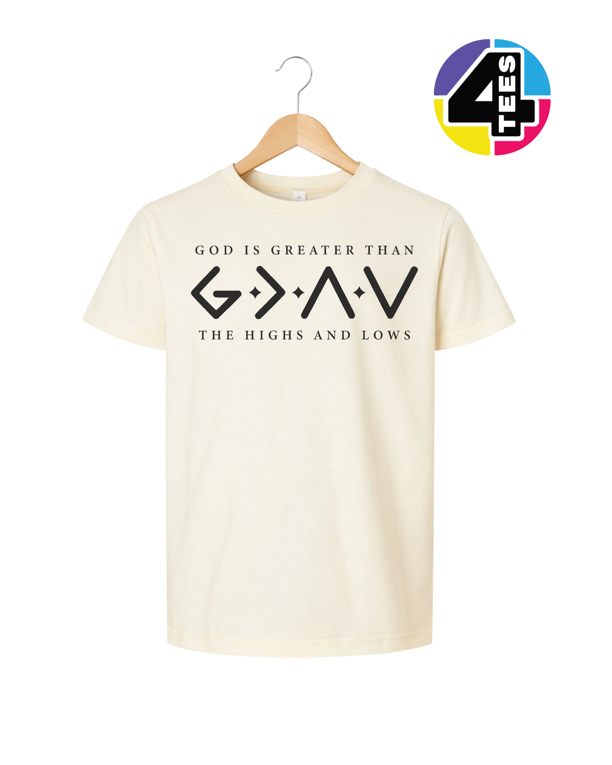 God Is Greater Than the Highs and Lows Youth Tee