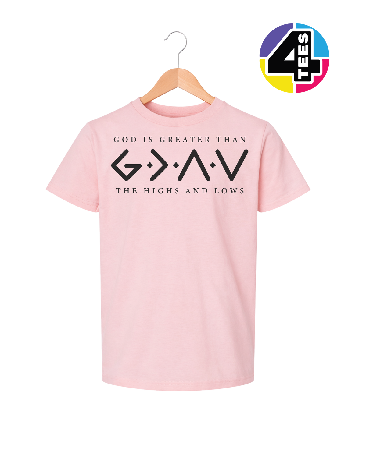 God Is Greater Than the Highs and Lows Youth Tee