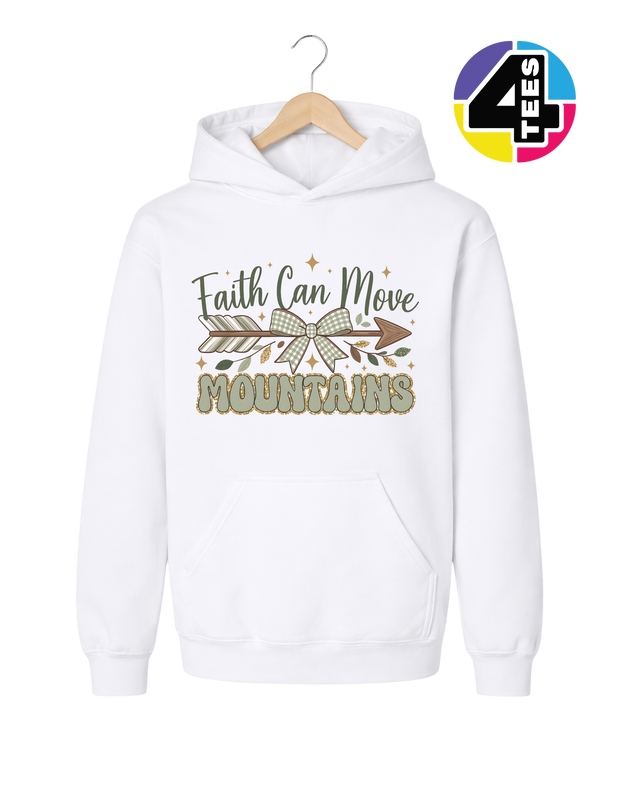Faith Can Move Mountains Youth Hoodie