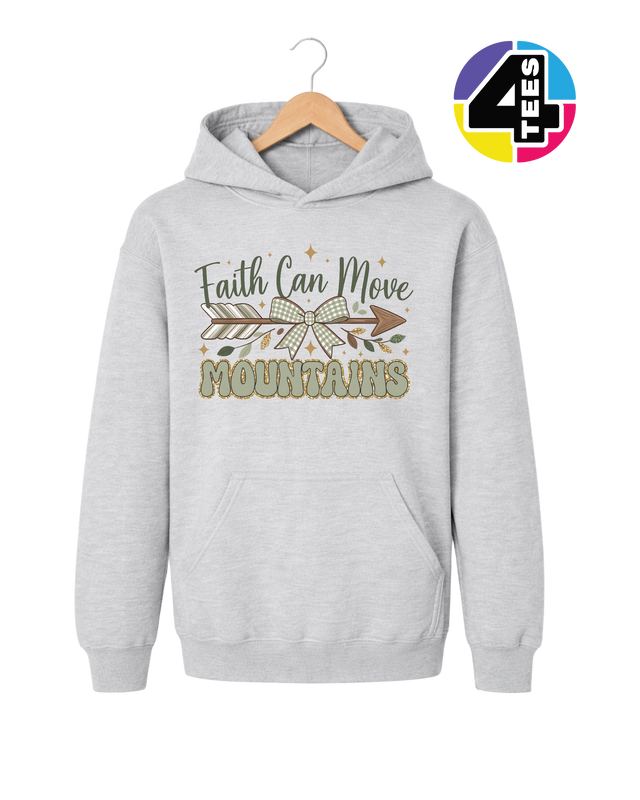 Faith Can Move Mountains Youth Hoodie