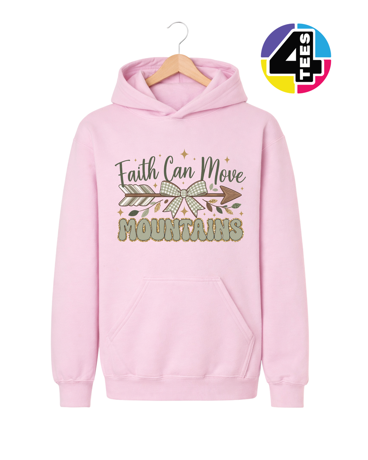 Faith Can Move Mountains Youth Hoodie