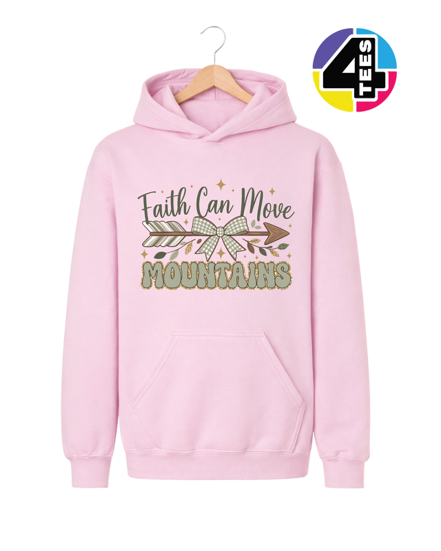 Faith Can Move Mountains Youth Hoodie