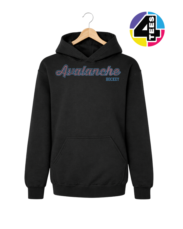 Avalanche Spangle Hockey Youth Hoodie